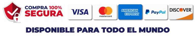 Métodos de pago disponibles según tu país a través de Hotmart.